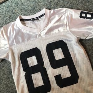 89 White and blue jersey